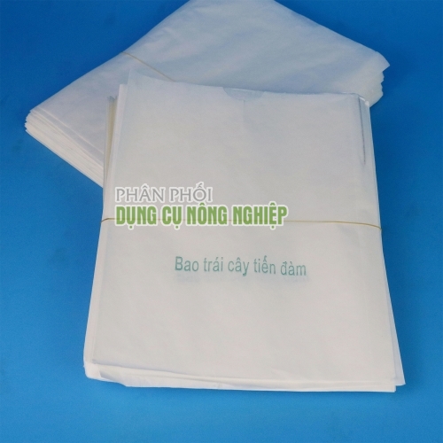 Túi bọc ổi giấy sáp trắng 16x20cm