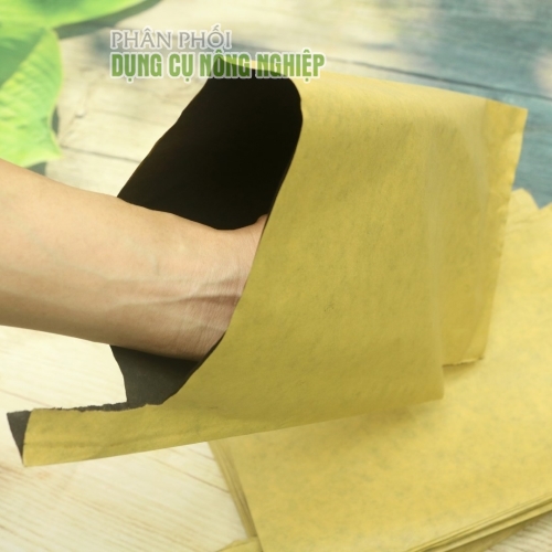 Túi bọc quả xoài Thanh Hà 20x30cm giấy sáp vàng chống thấm nước